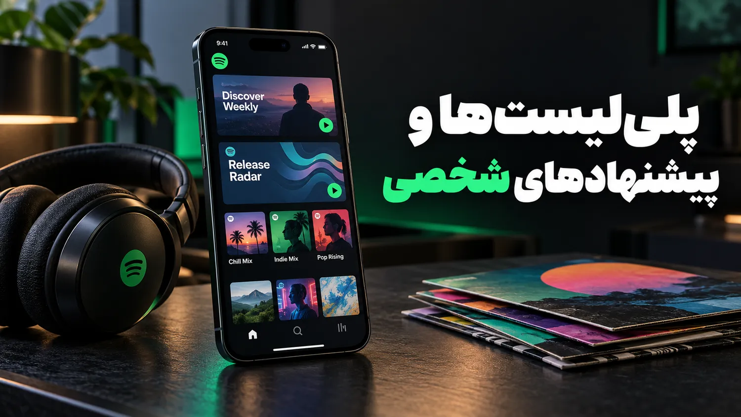 پلیلیستها و پیشنهادهای شخصی در اسپاتیفای